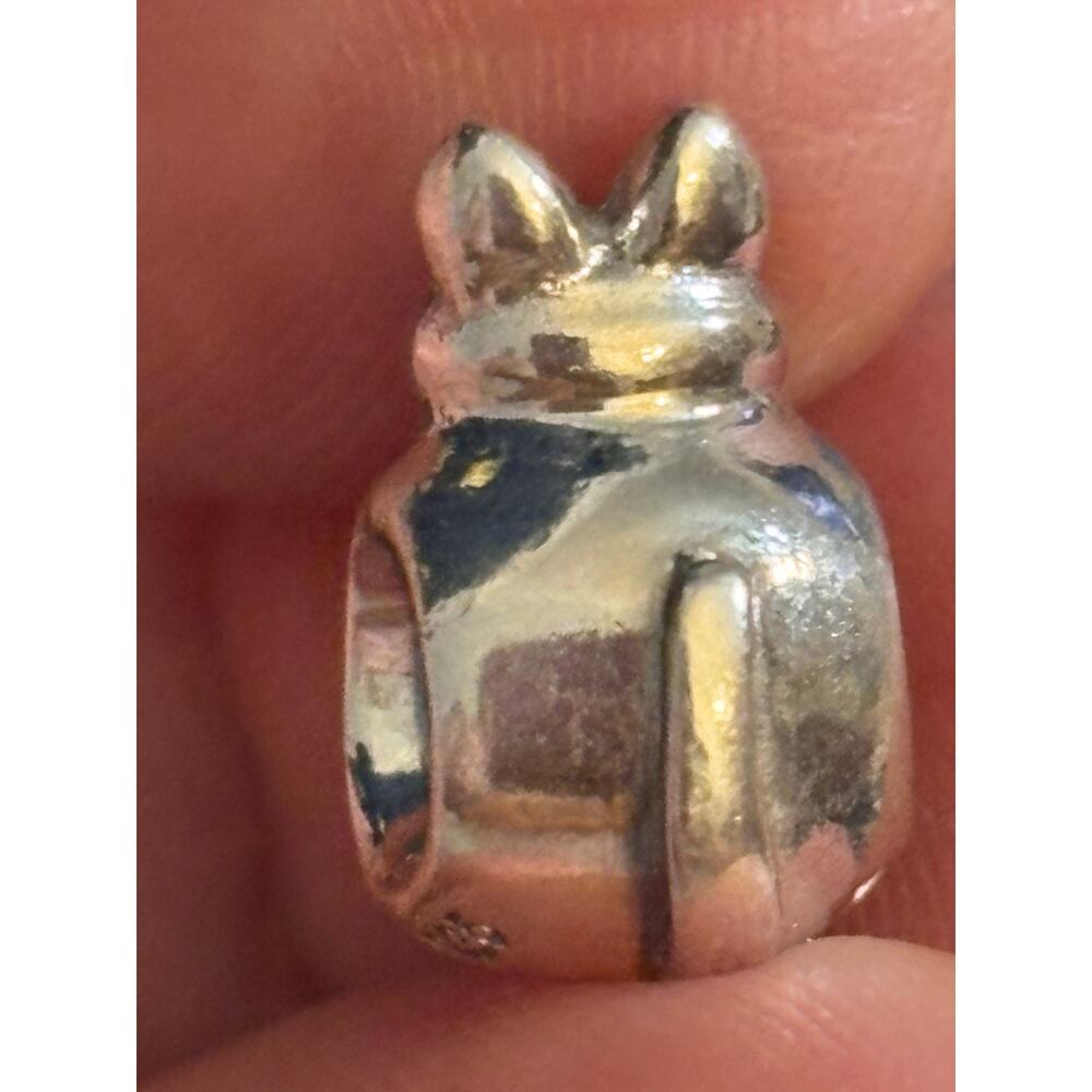 Pandora S925 Cat Charm Sterling Silver Animal Bead - Picture 4 of 5